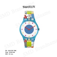 SWATCH นาฬิกาข้อมือ รุ่น QUILTED TIME Code: SUOS108