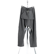 大口袋束腳褲 - 灰色