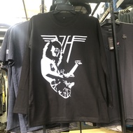 Eddie Van Halen Long Sleeve T-Shirt EVH Guitar Casual 100% Cotton Combed 30s