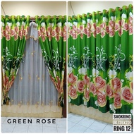 Gorden Smokering Biasa Best Seller Korden Flower Rose Bunga Mawar Gorden Smokering Motif Bunga Mawar
