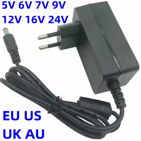 5V 6V 7V 9V 12V 24V Adapter Switch Power Supply 0.5a 1.5a 1A 2A 2.5a 3A 3.5a 4A 5A 6A Charger Conver