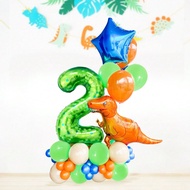 Bộ bóng bay sinh nhật khủng long 48 chiếc, bao gồm bóng bay khủng long, bóng bay ngôi sao xanh 18 in