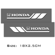 2pcs Nhãn dán xe sửa đổi ngọn lửa Nhãn dán xe S cho Honda Civic BRV HR-V phù hợp City Jazz BRV mobil