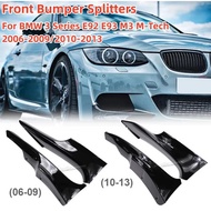 Fog Light Cover / Front Bumper Splitter Lip For BMW 3 Series E92 E93 M3 M-Tech 06-09 / 10-13