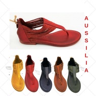 AUSSILIA "Amazones" Gladiator Leather Sandal Made in Italy