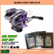 Lynx Bearing Eupro Twin Fox XR 2025 hybrid ceramic stainless steel fishing spool reel bearing