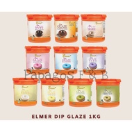 Elmer Dip Glaze Selai / Toping / Isian Donat Roti 1 kg / kilo