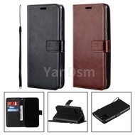 Casing Samsung A12 A22 A32 A50 A50S A51 A52 A52S A71 A72 5G 4G A30s Note 10 Lite Flip Stand Zipper Leather Wallet Case Card Cover