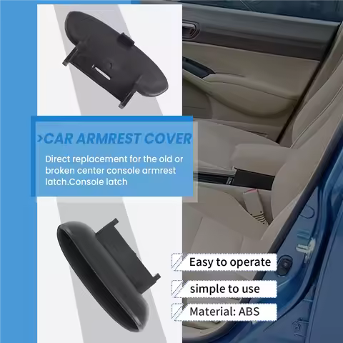 N69R--Auto Automatic Armrest Cover Lock Center Console Latch Lock Armrest Cover For Honda Civic 2007