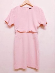 (目前人不在台灣，賣場暫停營運)Banana republic 香蕉共和國 氣質粉紅洋裝 連身裙