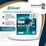 Zuhause | SMART BRO ROCKET SIM with Free 20GB for 7DAYS | Fastest 5G Network