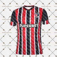 2024-25 Arrive Style Säo Paulo FC Away Soccer Jersey Man Women Daily Football Sport T-Shirt Breatha