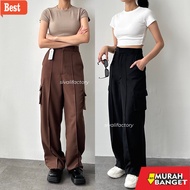 Latest Cargo Pants - SIVALI Harper Cargo Pants - Highwaist Loose Cargo - Women's Cargo Pants - Baggy