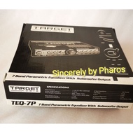 [ Pharos ]  TARGET AUDIO 7 Band Parametric Equalizer with Subwoofer Output