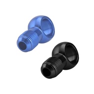 Aluminum An Banjo Adaptor Bolt AN3 AN4 AN6 AN8 AN10 To 12mm 14mm 16mm Brake Fitting Blue Black