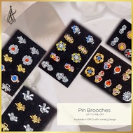 BEAUTON 10PCS HOT kerongsang baby brooch pin tudung kerongsang korea borong 100pcs mix design murah comel fashion