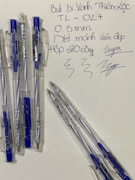 Hộp 20 Bút Bi xanh Thiên Long -027 0.5mm