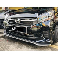 Perodua axia 2017 2018 2019 G gear up bodykit front side rear lip spoiler body kit skirting skirt