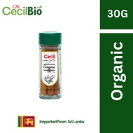 Cecil Spices Sri Lanka Organic Premium Ceylon Cinnamon Quills 30g Kayu Manis