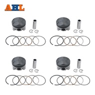 4 Sets Motorcycle STD ~  100 Bore Size 56mm ~ 57mm Piston Kit & Rings For YAMAHA FZR400RR SP 3TJ FZ4