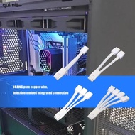 QUIM White 8Pin to 16Pin 12VHPWR GPU Power Cable for Graphics Cards Easy Installation