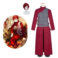 Anime Gaara Fifth Kazekage Cosplay Complete SetRed Head Wig Sand Ninja Tattoo Kit Halloween party