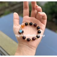 10mm Catholic Rosary Stone Bracelet - Catholic Gift