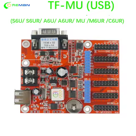 TF-MU USB LED controller card text led signboard for more selections LAN/WIFI/RS232 TF-SU/S6U/S6UR/A