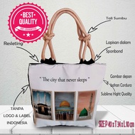 [ PRODUSEN  TOTEBAG] Tas Tali Sumbu Oleh-oleh Souvenir Umroh & Haji
