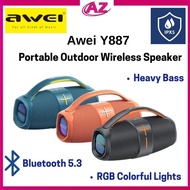 Awei Y887 Bluetooth Speaker Portable Speaker Heavy Bass HIFI Stero IPX5 Waterproof 3600mAh Long Battery Life