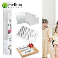MEIHUAA Growth Chart Mirror, Foldable 3 in 1 Growth Chart Mirror for Wall,  Height Measuring Mirror 