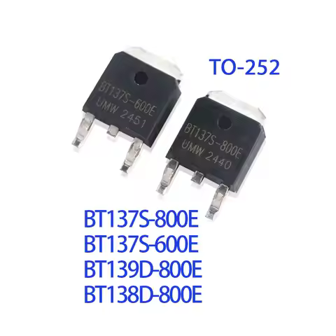 10PCS BT137S-800E BT137S-600E BT139D-800E BT138D-800E BT137 BT137S BT139 BT138 IC ChipTO252