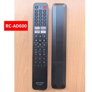 Replace   TV remote control model RC-AD600 is compatible with the 600AN series smart TVs: 32HS600AN,