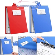 CHIHIRO1X3EE Folder, Vertical Hanging A4 Office Visitor Record Folder, Thickened Reusable Test Paper