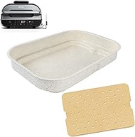 FG551 Upgraded Ceramic Griddle Pan for Ninja Foodi FG551/DG551 Smart XL 6-in-1 Grill Accessories, No
