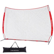 12x9ft Barricade Backstop Net, Ball Sports Barrier, Practice Net for Baseball, Softball, Lacrosse, S