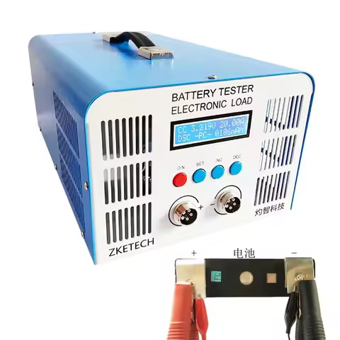 -110V/220V Input EBCA40L 5V 40A High Current Power Liion LiFePo4 Battery Capacity Tester