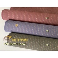 Cotton Yarn Dyed (Woven Fabric) Y/D 669/1 (new) (Sold Per Yard)