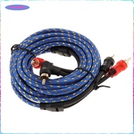 [ukgjmkm6] 2000W Car Auto Vehicle Gauge Power Amplifier Amp Installation Wire, Blue