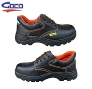 Goco GC QS66 Mens Safety Shoes / But Kasut Kerja Keselamatan Kulit Asli !