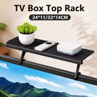 Universal TV Box Bracket TV Box Top Rack TV Media Box Router Shelf For Monitor Top Organize
