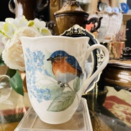 Beautiful Luxury Lenox Butterfly Meadow Flutter Bird Glass Mug - 1