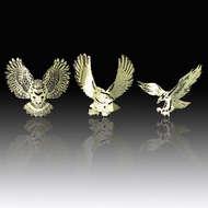 [New Metal Sticker] Eagle Eagle Dapeng Spreading Wings Mobile Phone Sticker Metal Sticker Owl Mobile