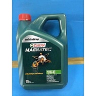 นํ้ามันเครื่อง Castrol Magnatec SAE 10W-40 กึ่งสังเคราะห์ เบนซิน(4L+1L)