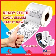 A6 Thermal Sticker Thermal Paper Shopee Waybill Shipping Label Airway Bill Consignment Note Sticker 100*150mm / 10*15cm