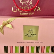 新款 Godiva 尊貴禮盒· 朱古力夾心酥餅 Assorted Chocolate Sables Fourres 15pcs