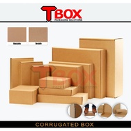 10PCS | TBOX Carton mailer box corrugated packaging Brown Kraft Mailer Corrugated Box