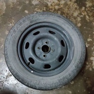 SPARE TAYAR 14 INCI PCD 100 SESUAI WIRA/SATRIA