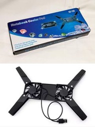 Laptop Cooling Pads External Cooler Fan Notebook Stand Portable Foldable Adjustable USB Gaming Computer Game PC Mouse Keyboard Samsung Apple Dell Toshiba Razer HP Mac Lenovo筆記本電腦支架托架桌面摺疊可升降增高鋁 合金散熱器懸空便攜式支撐墊高底 座手提升降懸空架子 筆記本散熱器底座 雙風扇散熱架 電腦小巧架板 方便攜帶