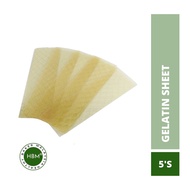 Gelatin Sheet 5 pieces / 5 keping Lembaran Gelatin